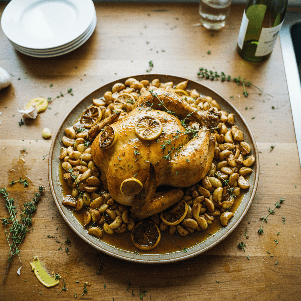 100 Garlic Cloves Chicken!