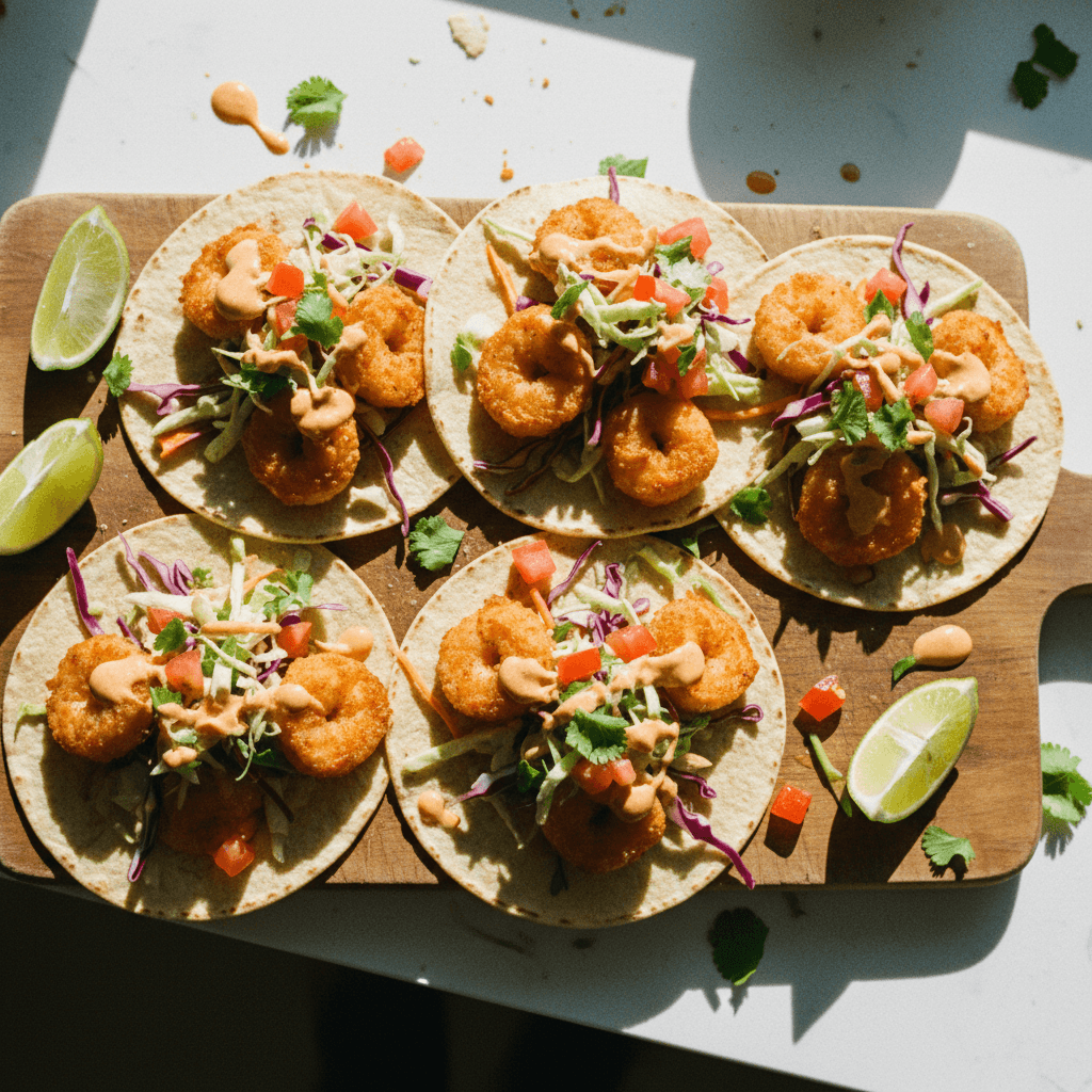 Crispy Baja Shrimp Tacos