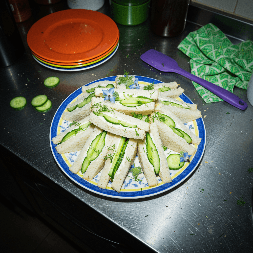 Jain-Friendly Cucumber Sandwiches