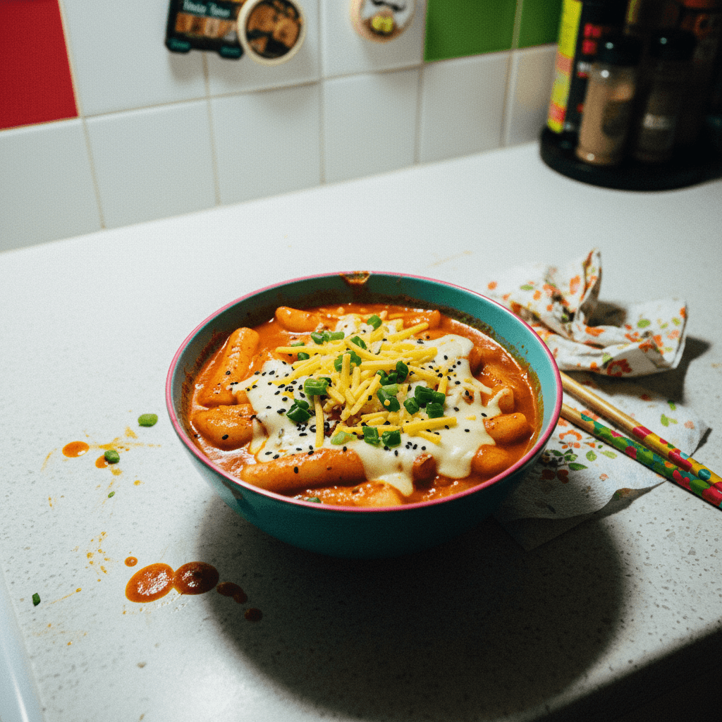 Cheesy Buldak Tteokbokki