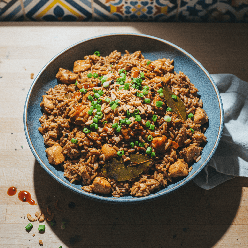 One-Pot Chicken Adobo Rice