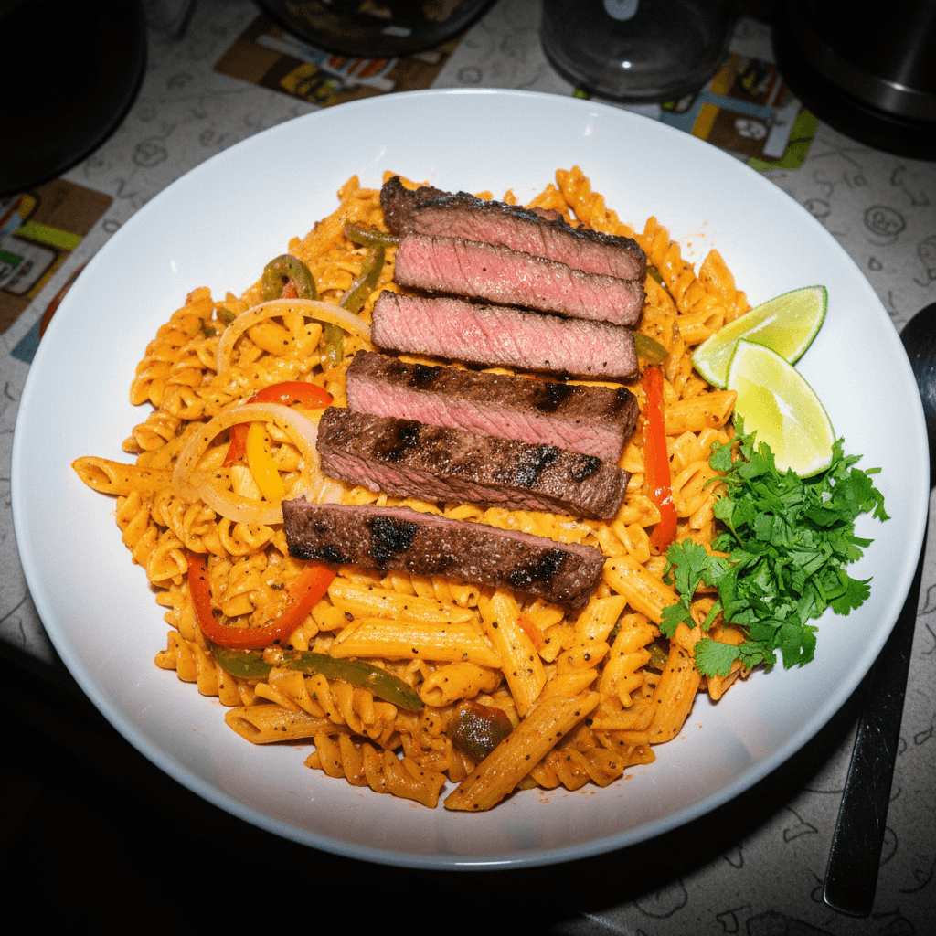 Fajita Steak Pasta