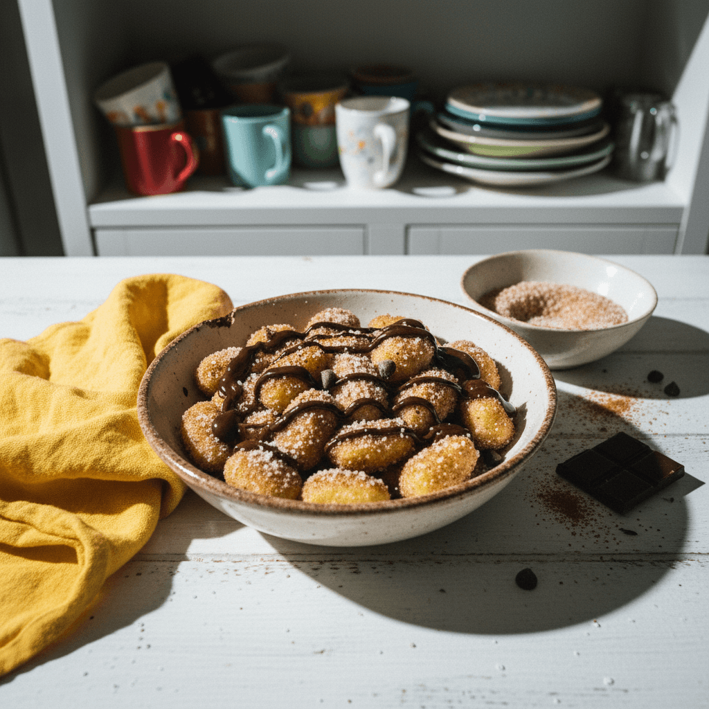 Air Fryer Churro Gnocchi