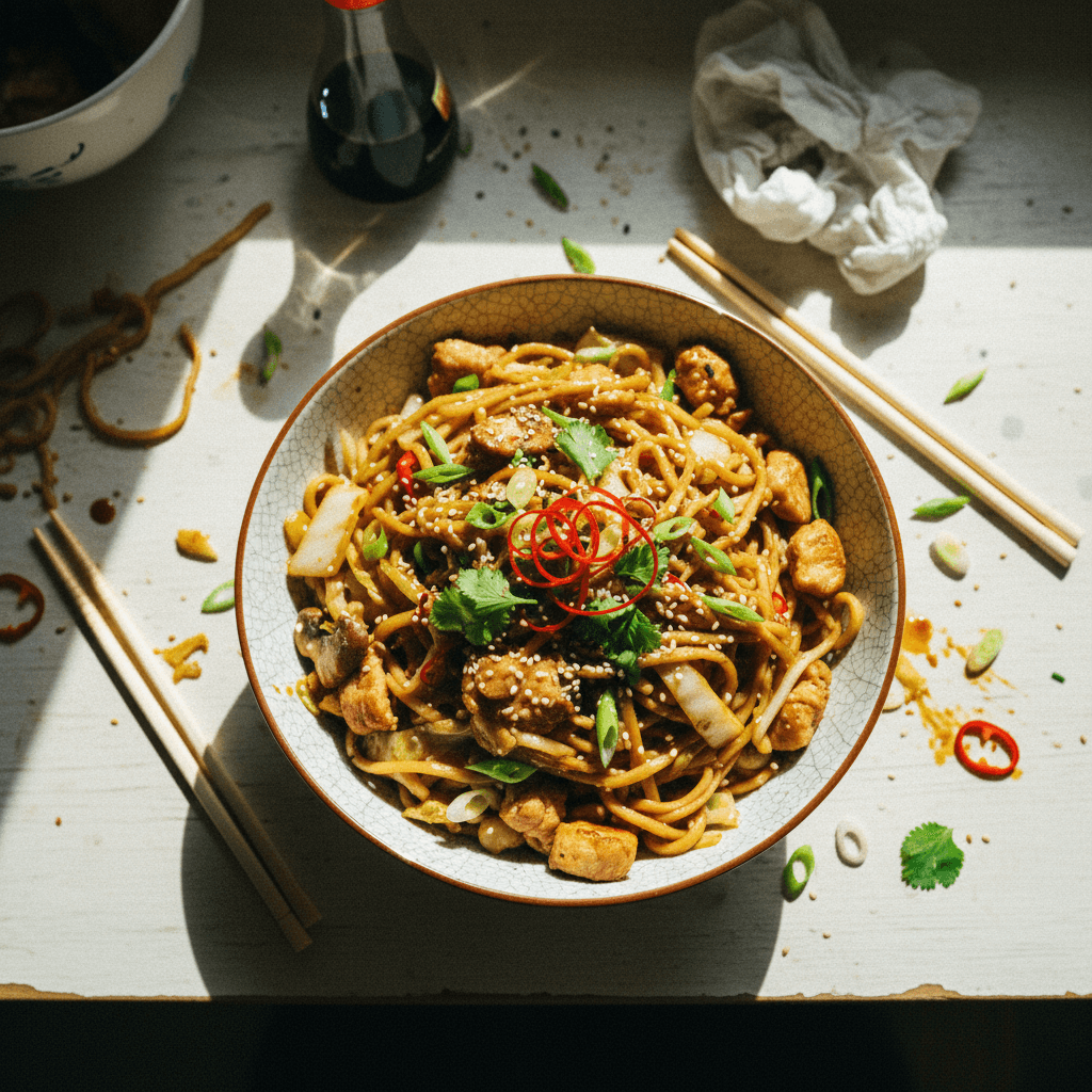 Chicken Shanghai Noodles