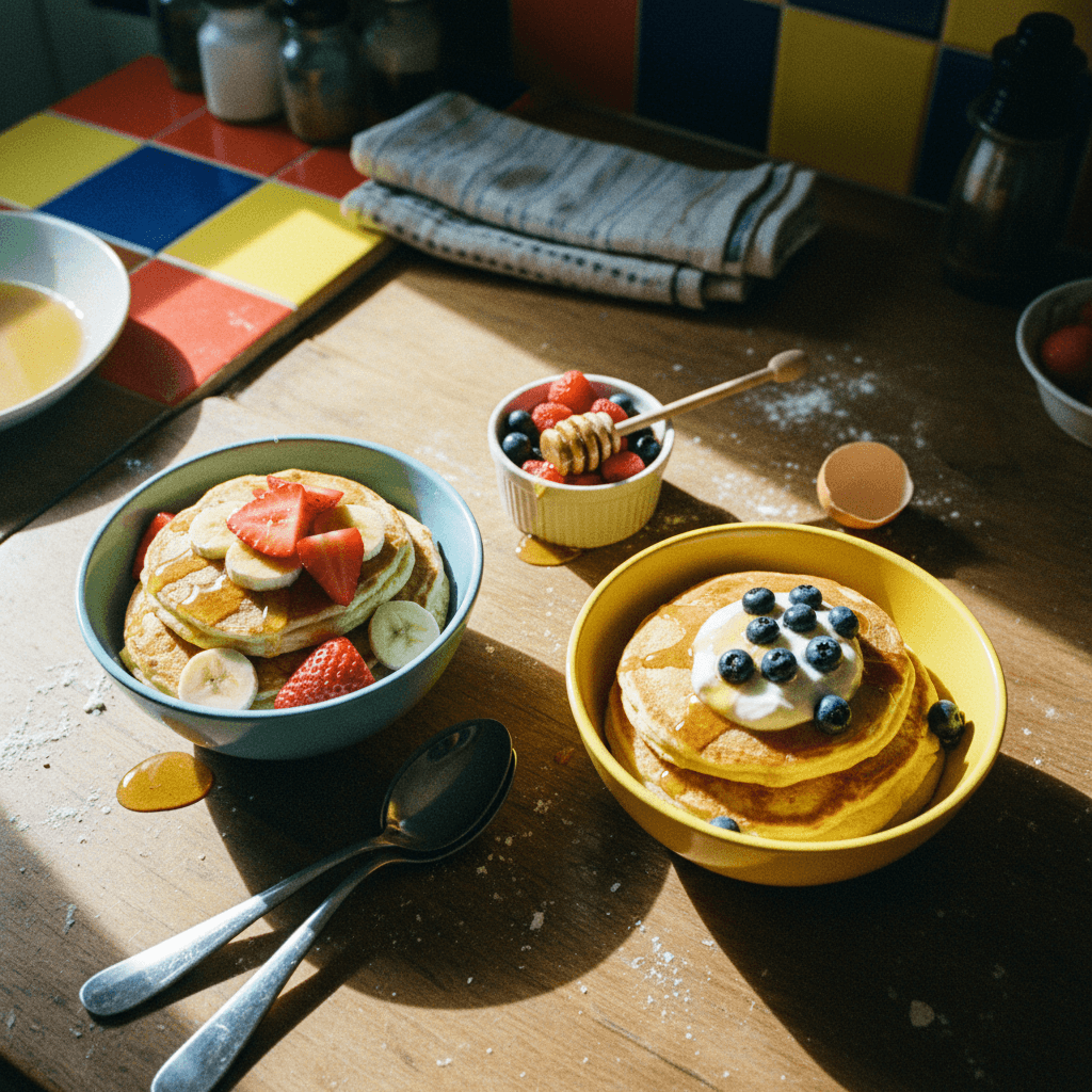 Protein Pancake Bowls