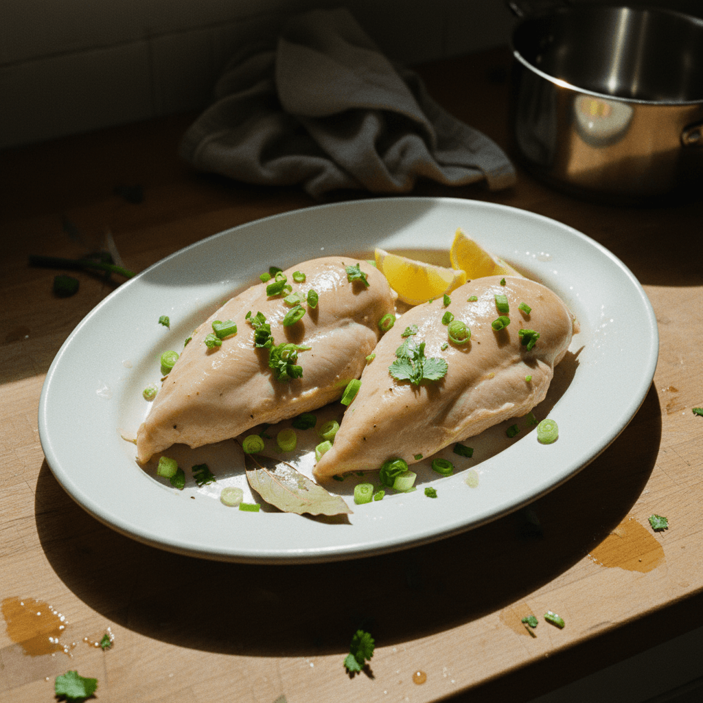 Foolproof Poached Chicken