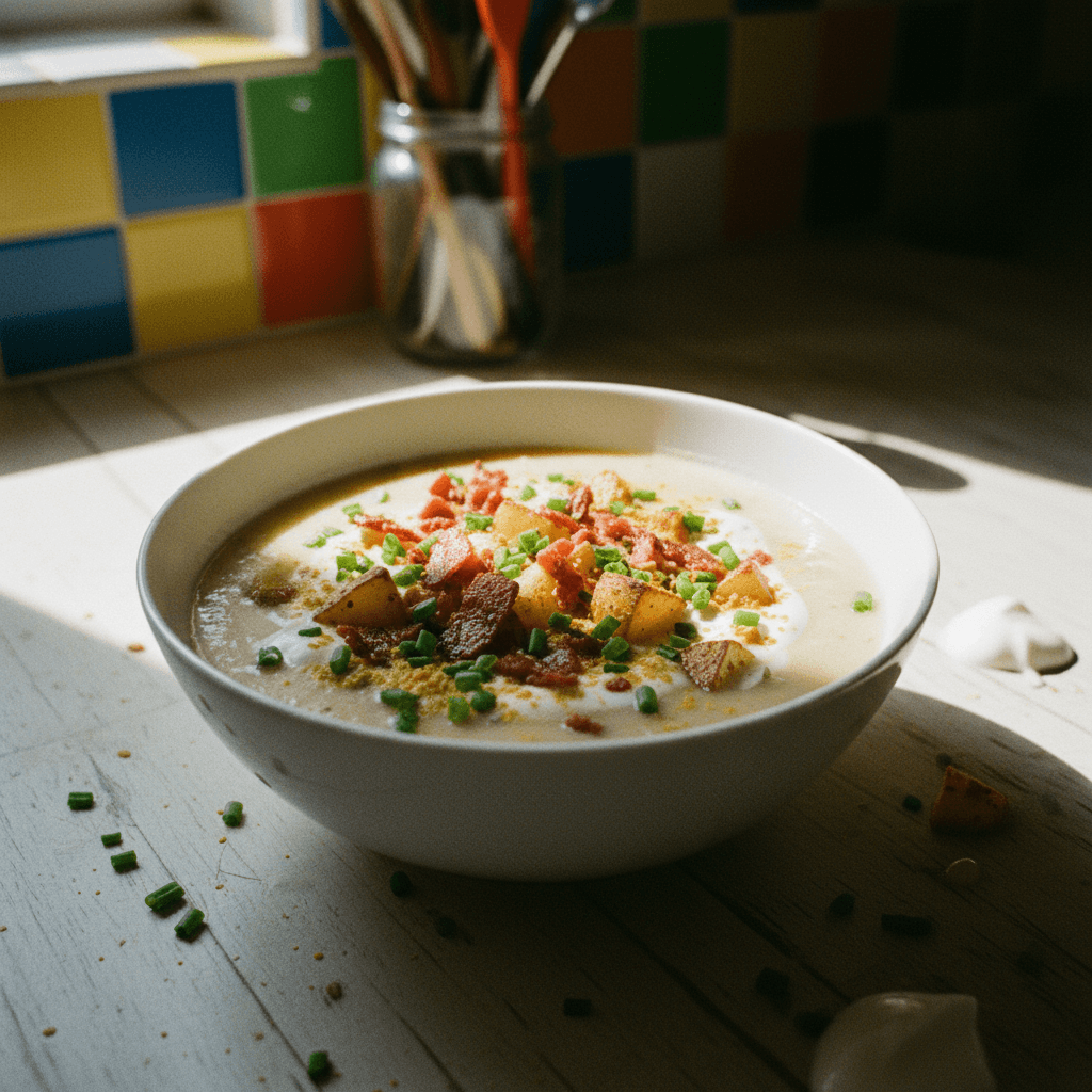Vegan Loaded Potato Soup