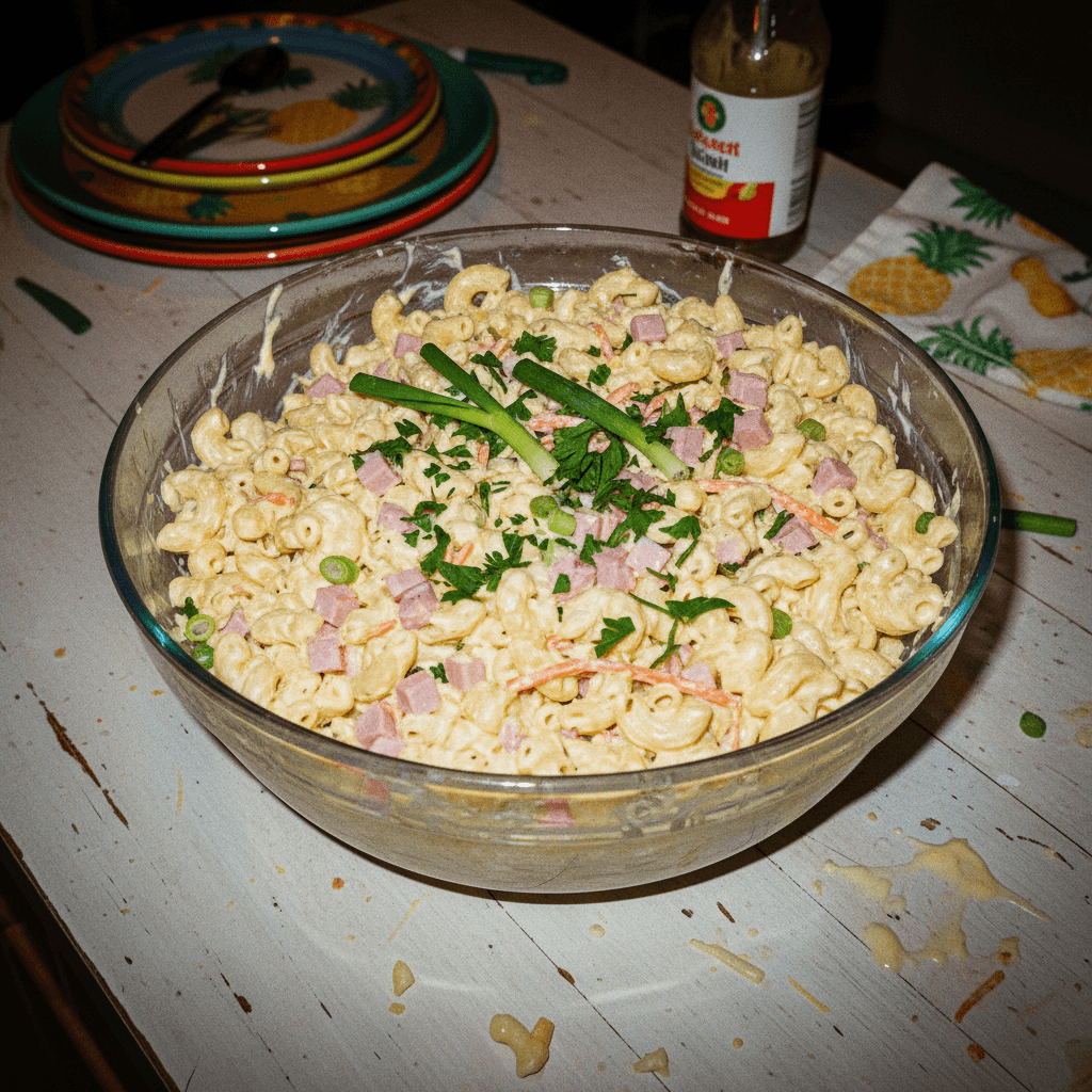 Creamy Hawaiian Macaroni Salad