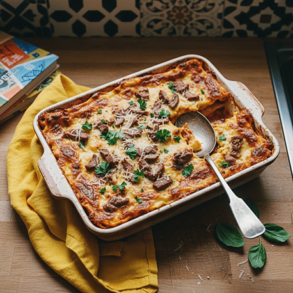 Duck Ragu Lasagna