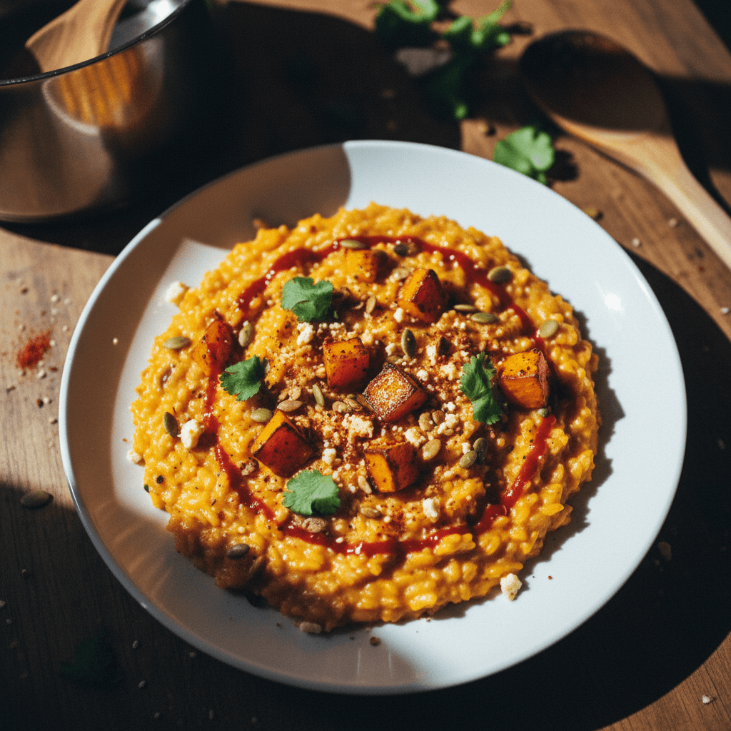 Tandoori Spiced Butternut Squash Risotto
