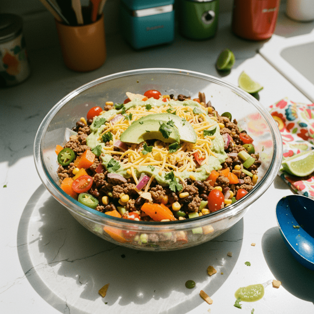 Taco Scoopable Salad