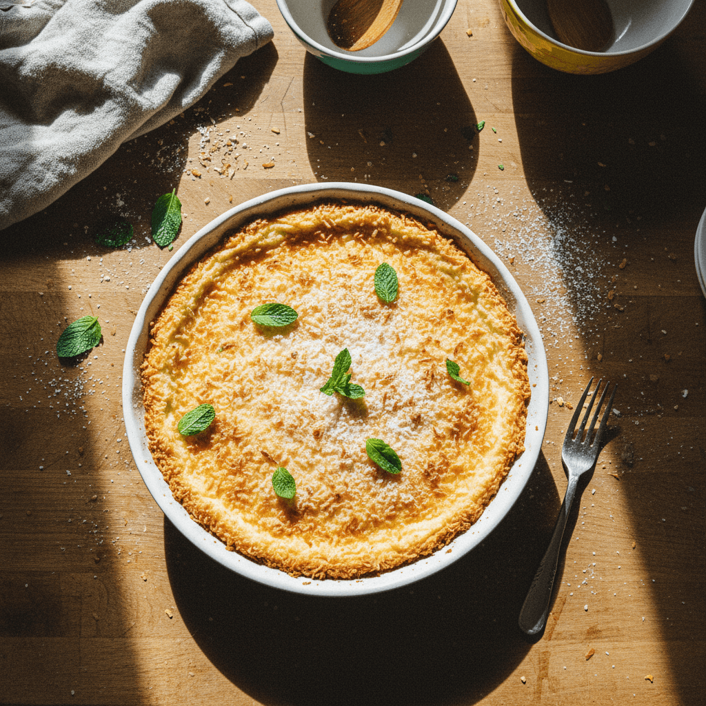 Impossible Coconut Pie