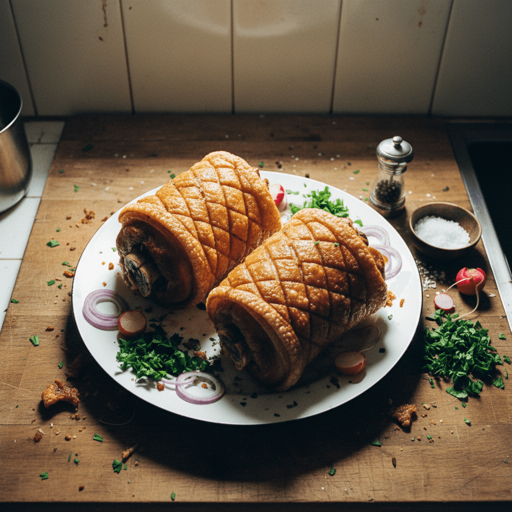 Schweinshaxe mit knuspriger Kruste