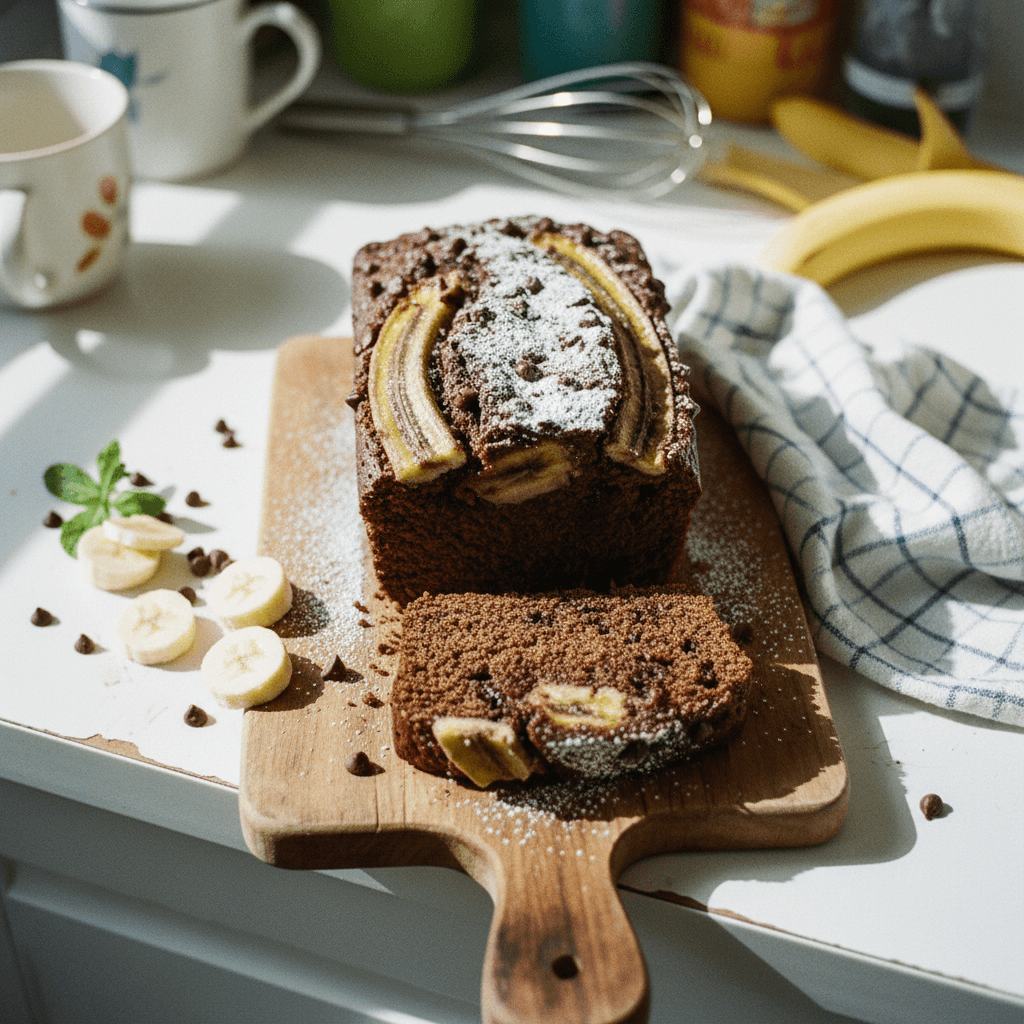 Double Chocolate Banana Bread
