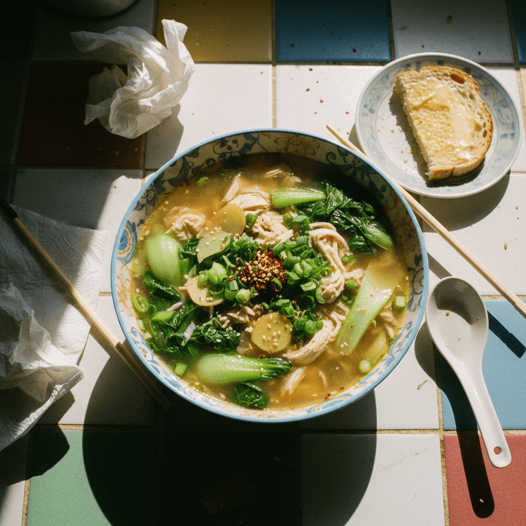 Chicken and Bok Choy Soup