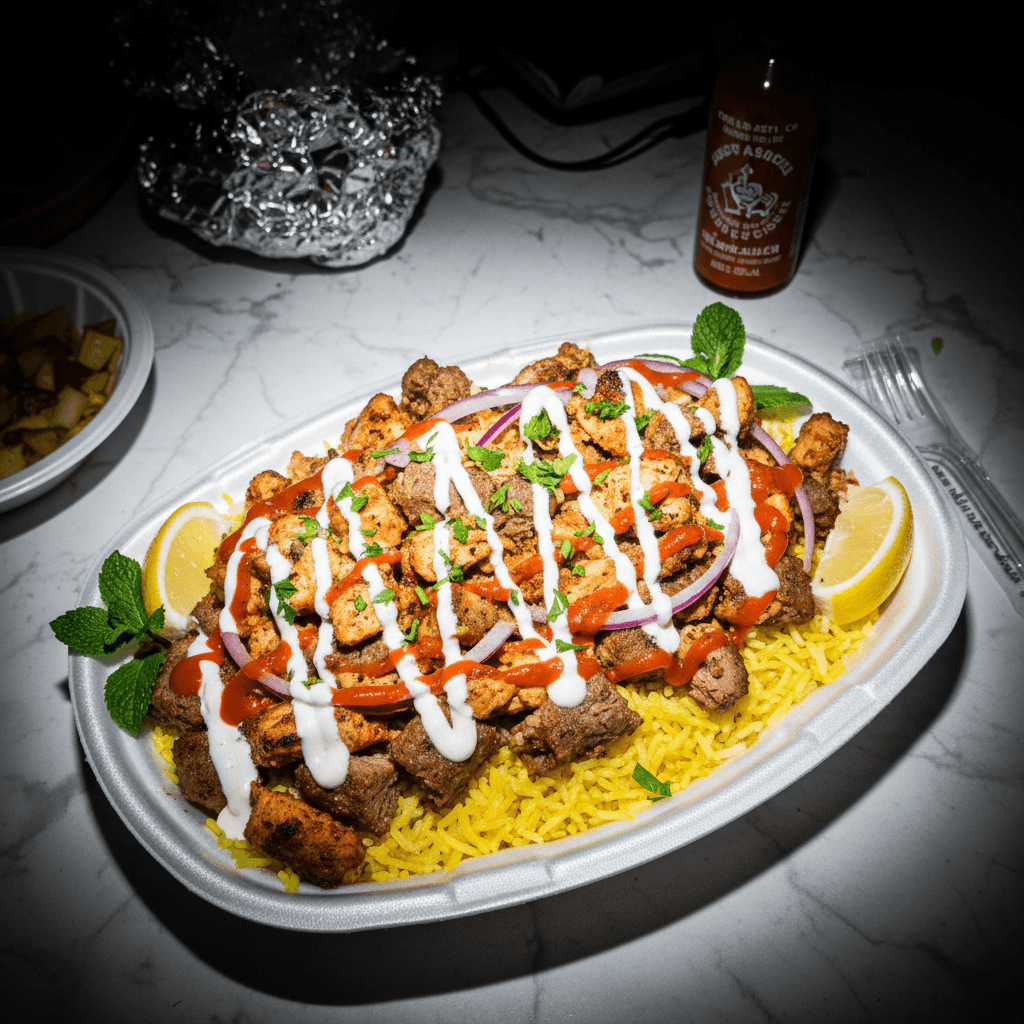 NY Halal Chicken & Rice Platter