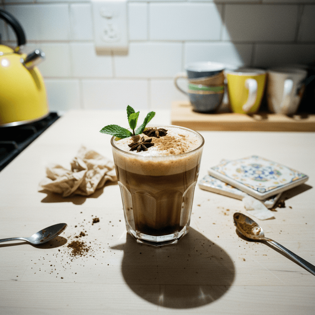 Espresso-infused Dirty Chai