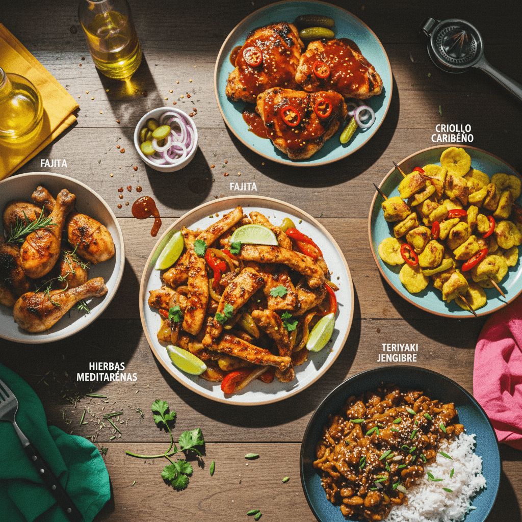 Las Mejores Recetas de Adobos para Pollo