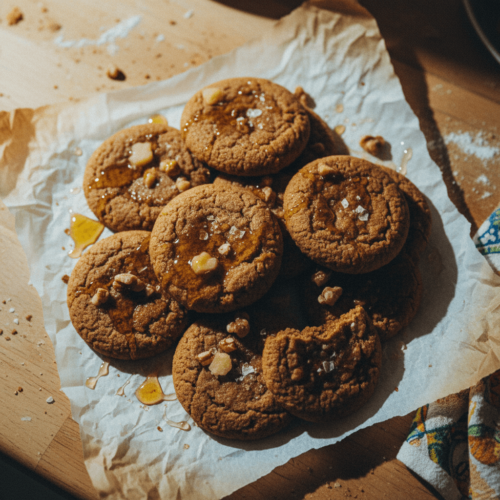Brown Sugar Shortbread Cookies
