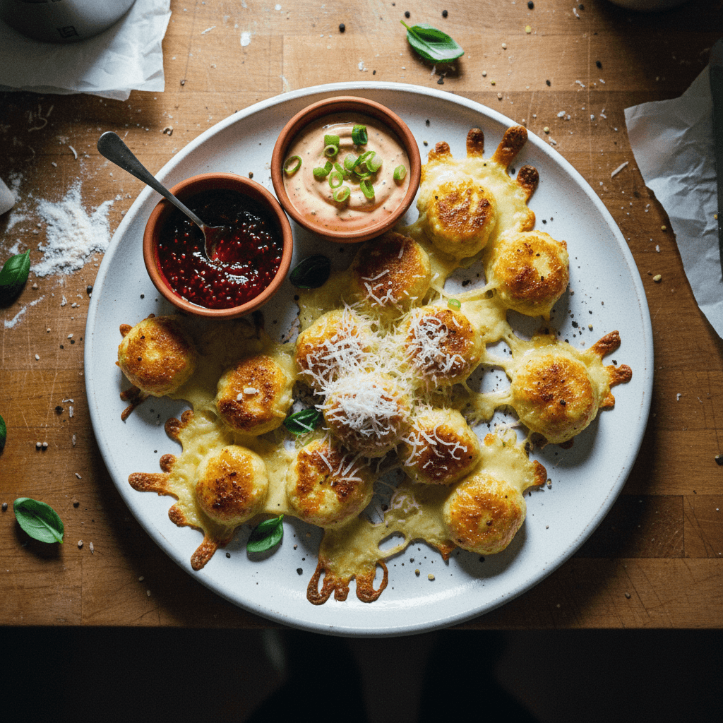 Melted Parmesan Cheese Balls