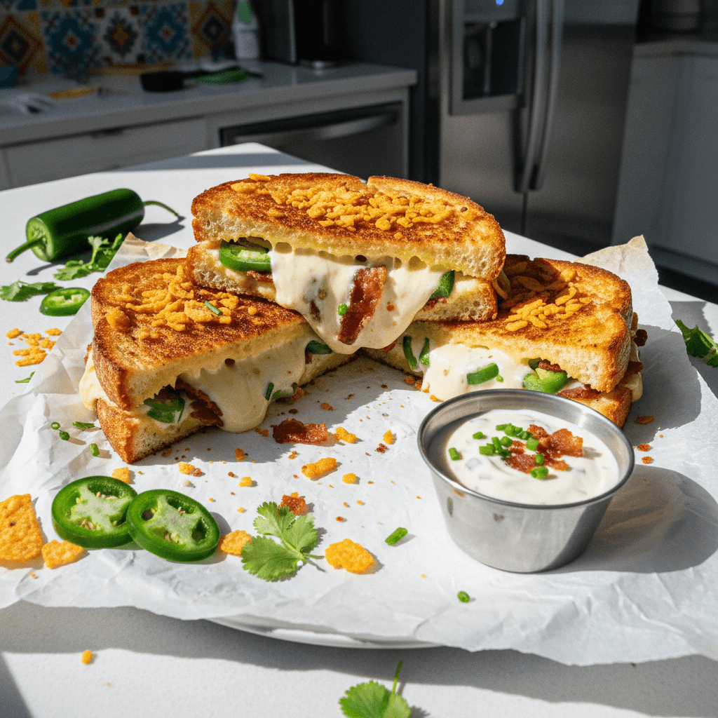 Jalapeño Popper Grilled Cheese
