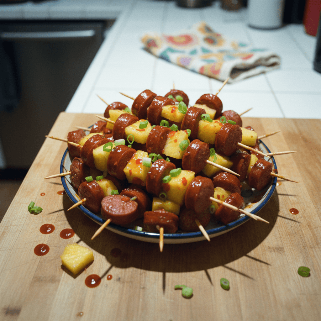 Teriyaki Pineapple Sausage Bites