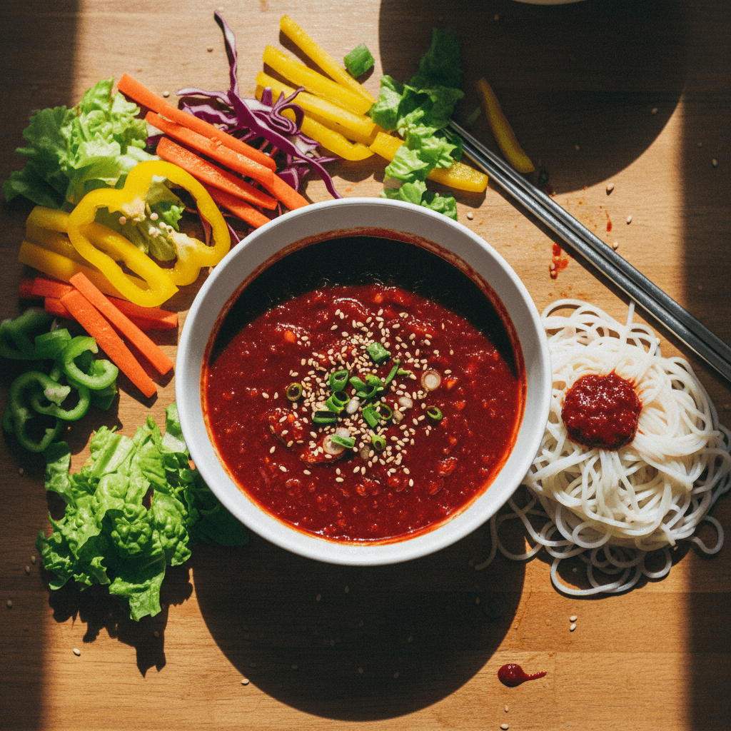 Korean All-Purpose Spicy Sauce (for Kimchi, Salads, and Noodles)