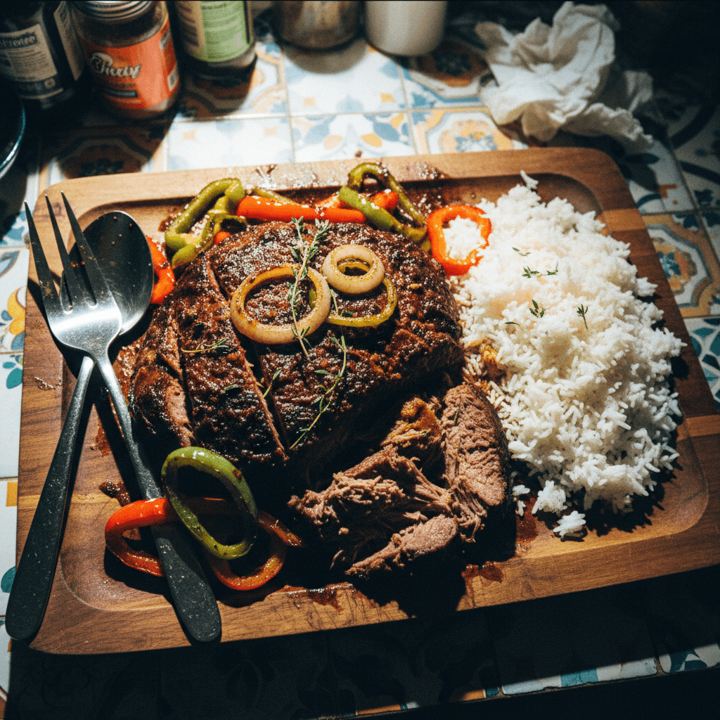 Jerk Roast with Basmati Rice