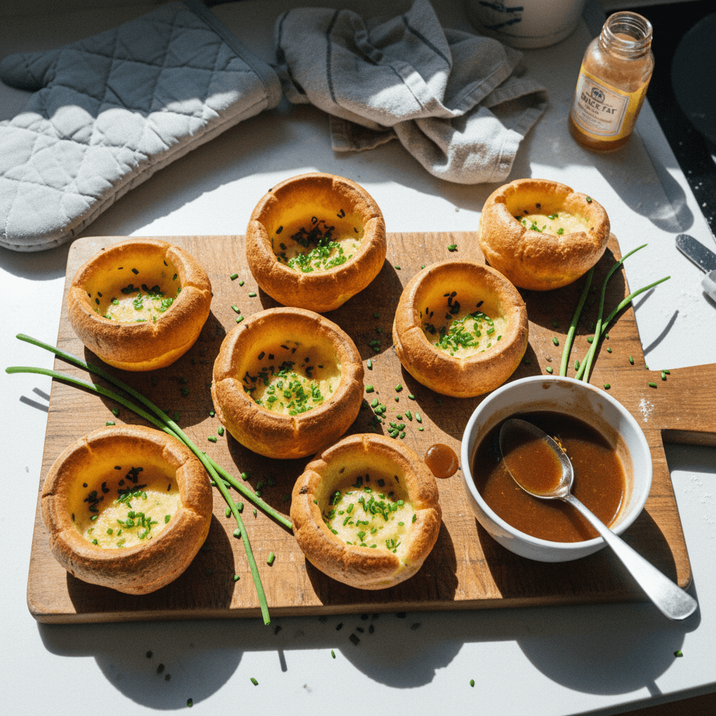 Chive Yorkshire Puddings