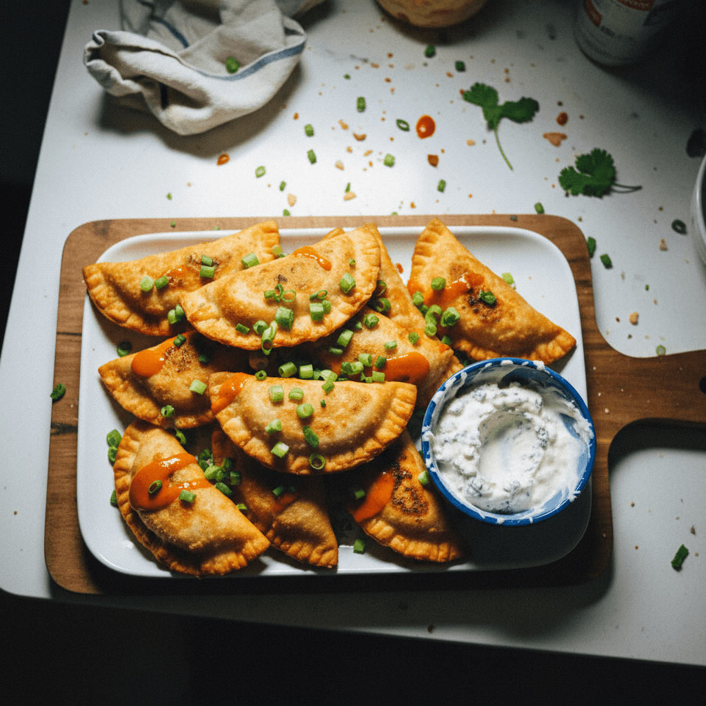 Buffalo Chicken Empanadas