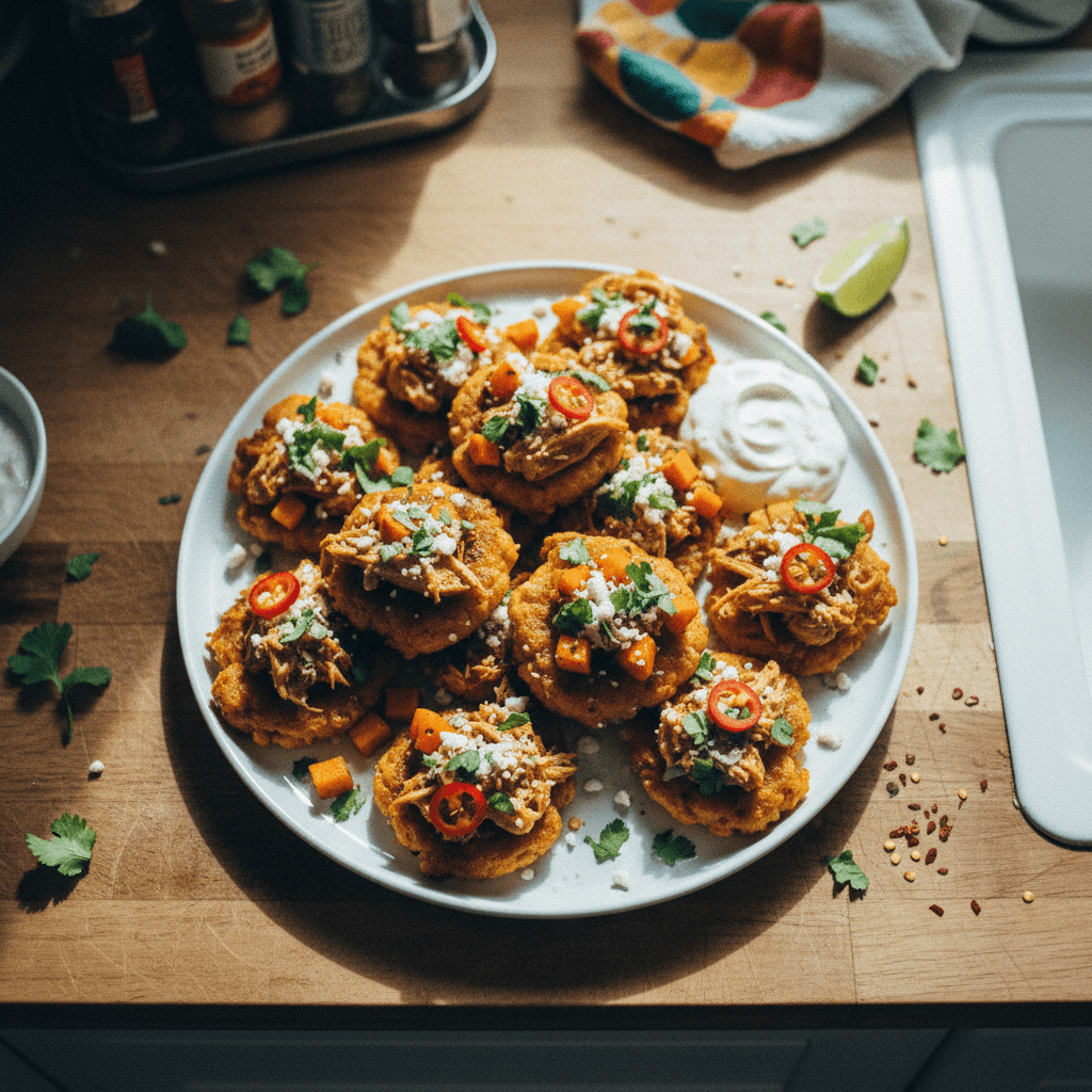 Sweet Potato Chicken Taco Bites