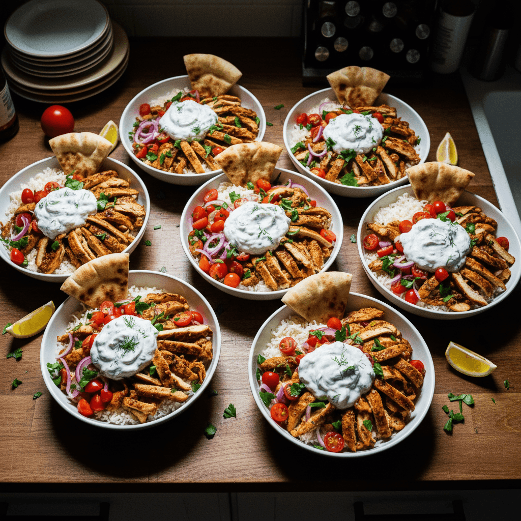 TJ's Shawarma Chicken & Tzatziki Bowls