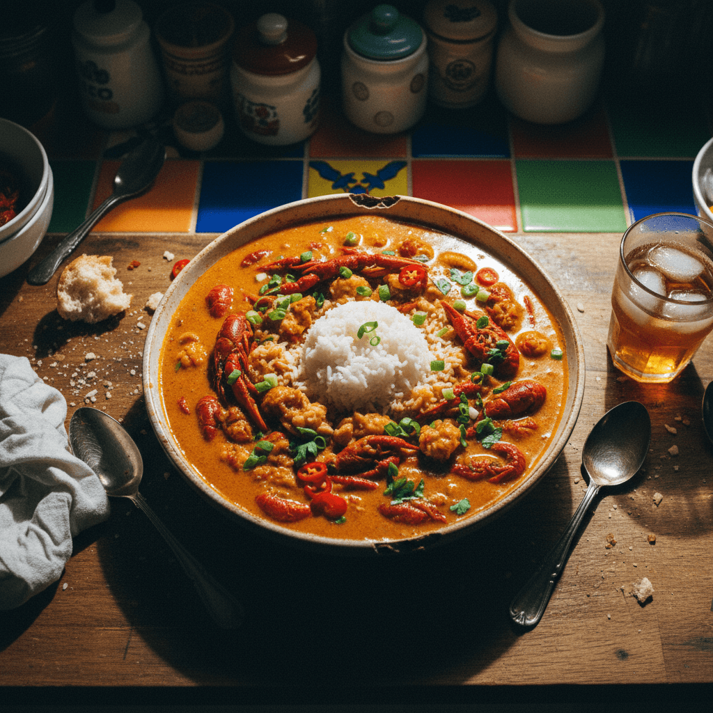 Spicy Crawfish Étouffée