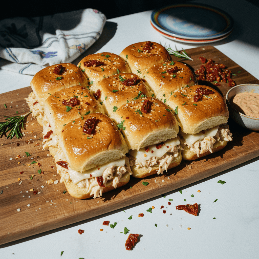 Marry Me Chicken Sliders