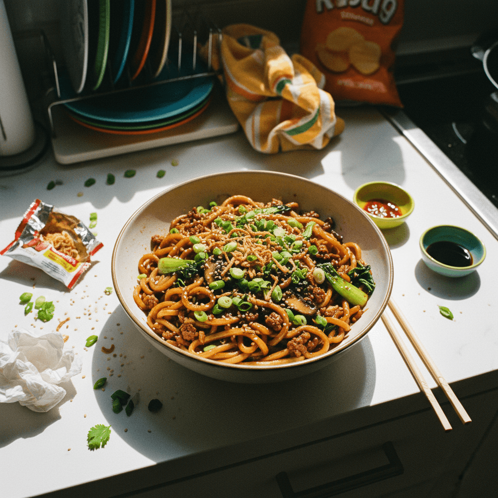 Classic Pork Shanghai Noodles