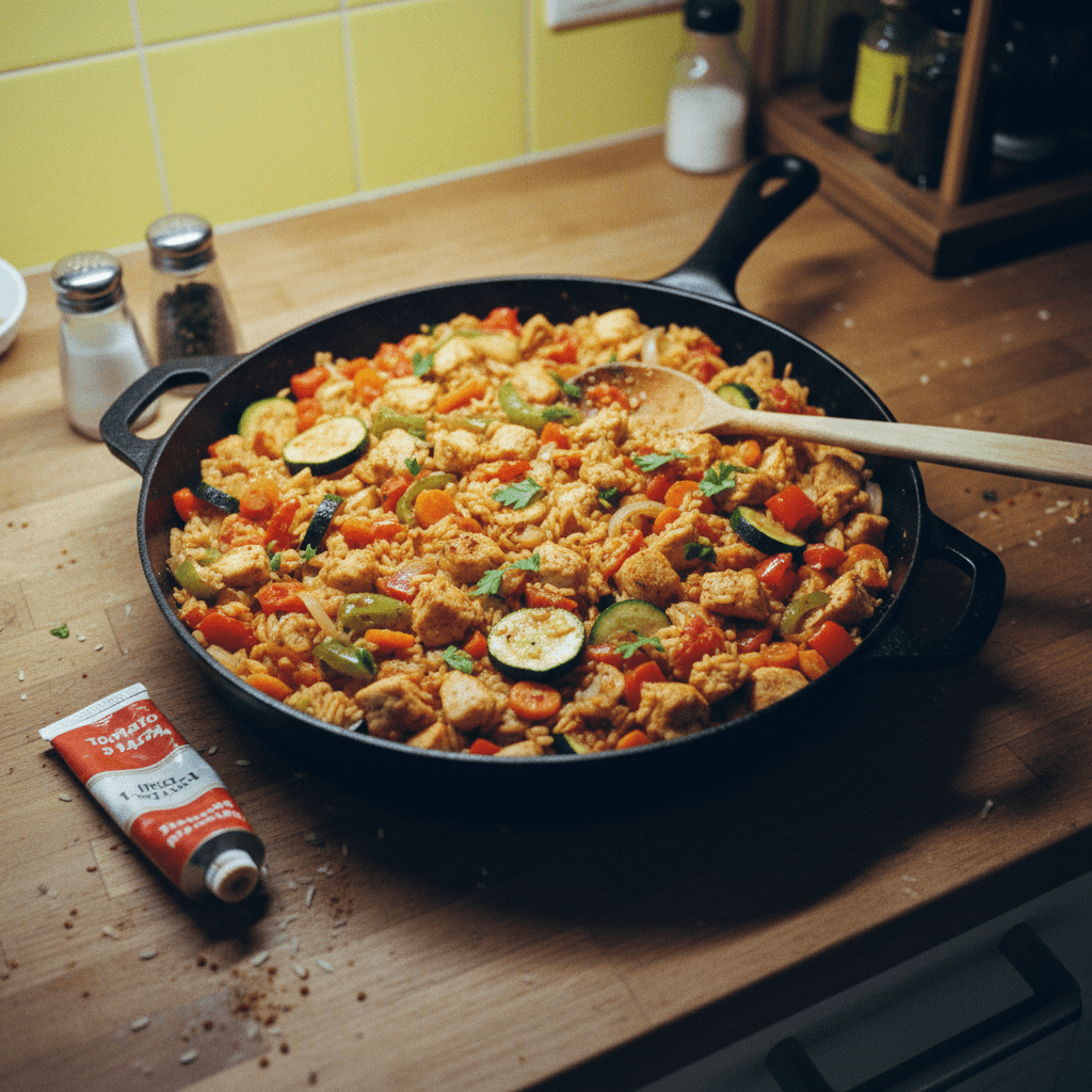 One Pan Chicken and Rice