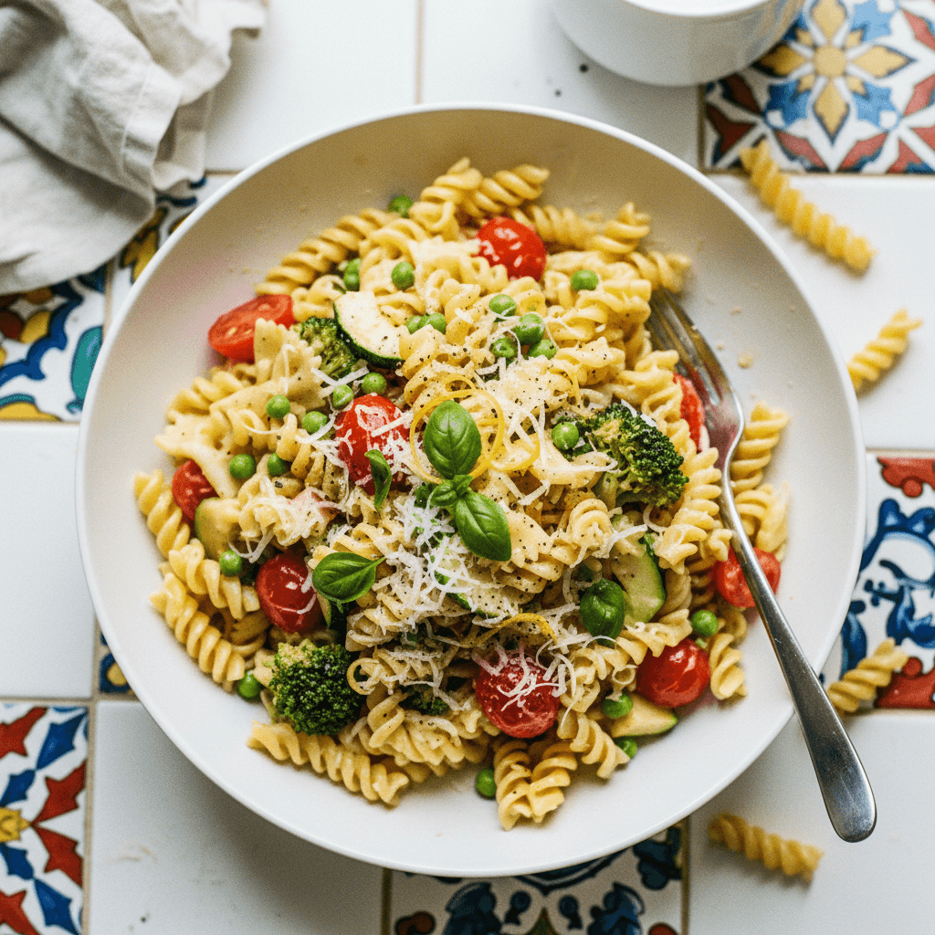 Quick Pantry Pasta Primavera