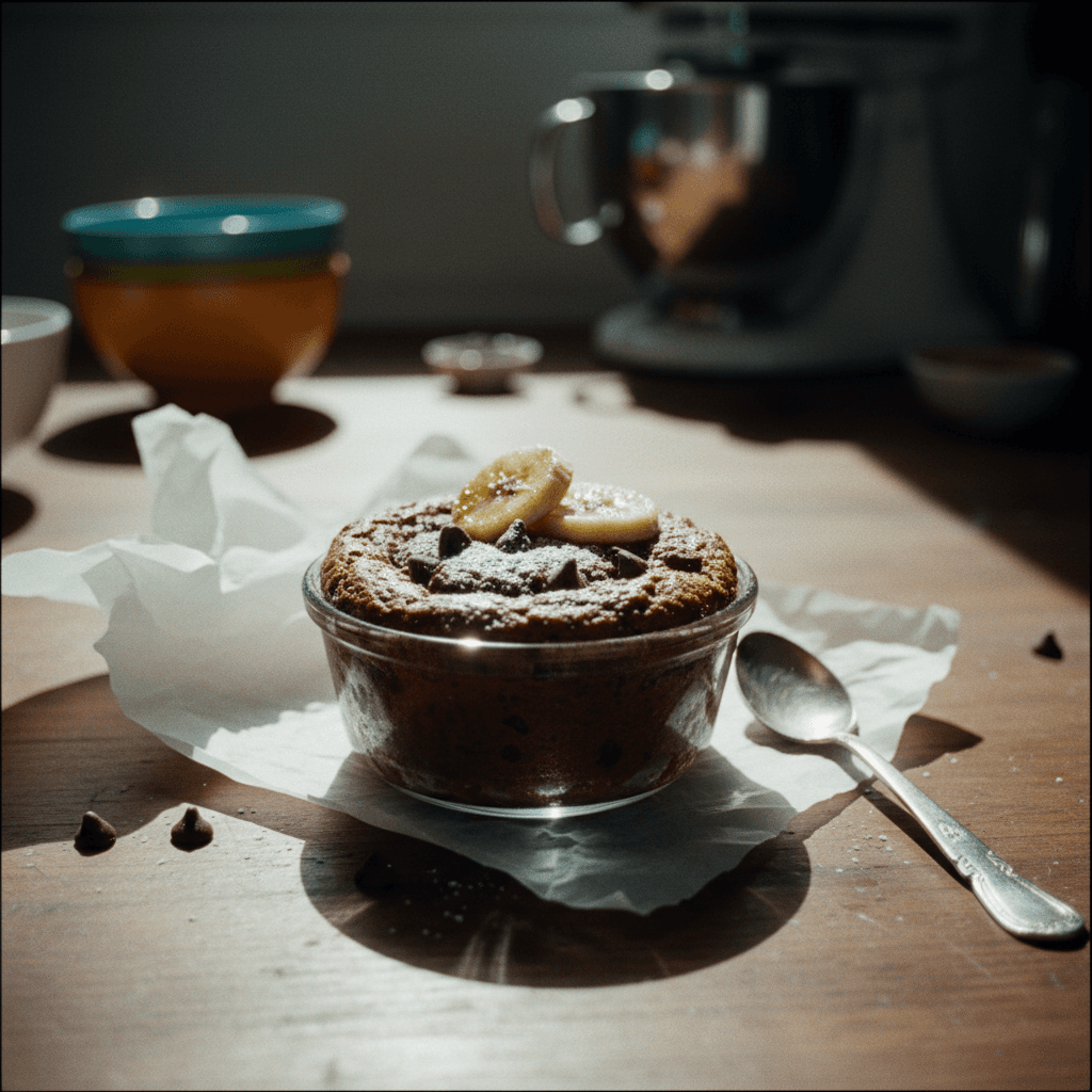 2-Minute Banana Brownie