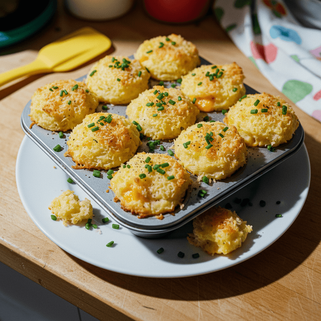 Cheesy Mashed Potato Puffs