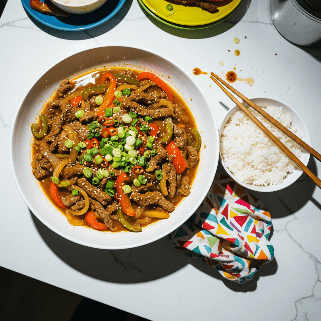 Crockpot Pepper Steak