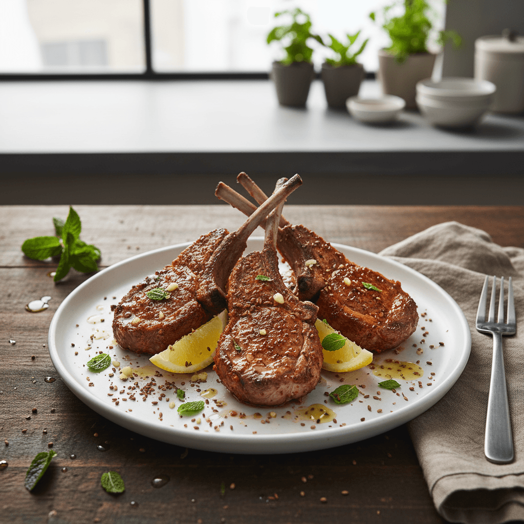 Harissa Spiced Lamb Chops
