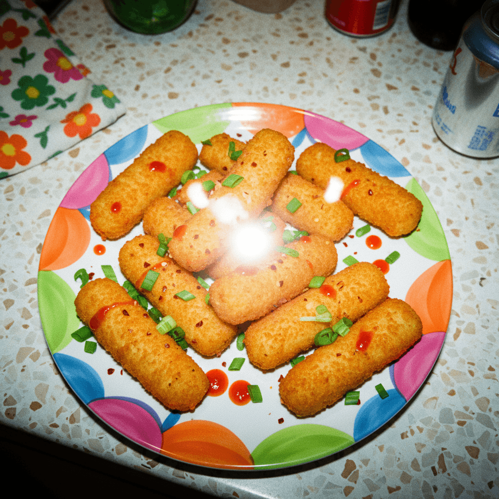 Crab Rangoon Mozzarella Sticks