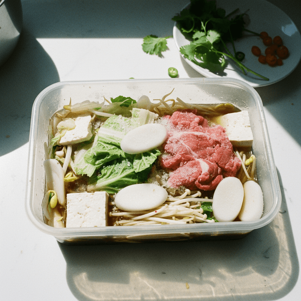 Frozen Instant Hot Pot Meal Prep Kit