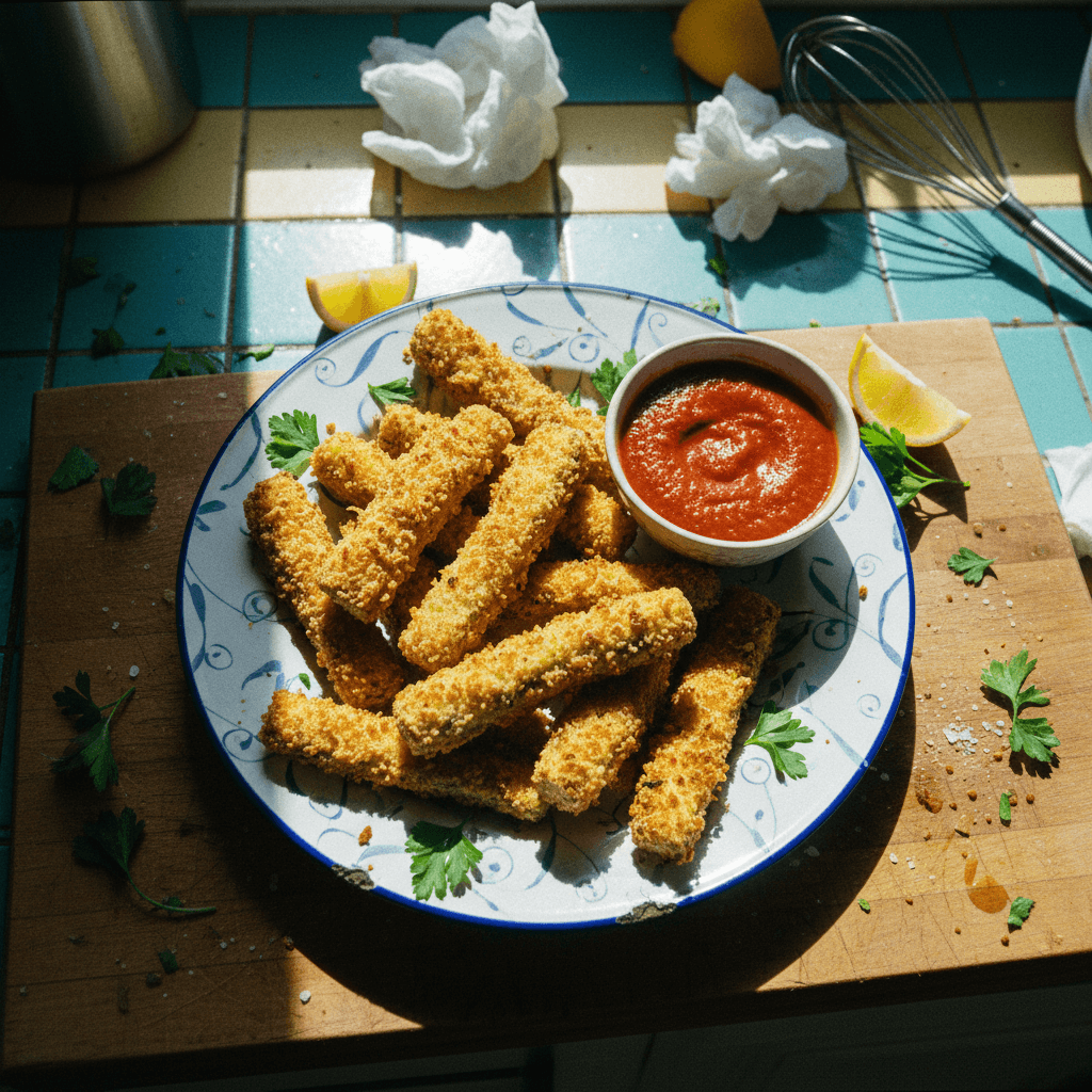Crispy Breaded Zucchini
