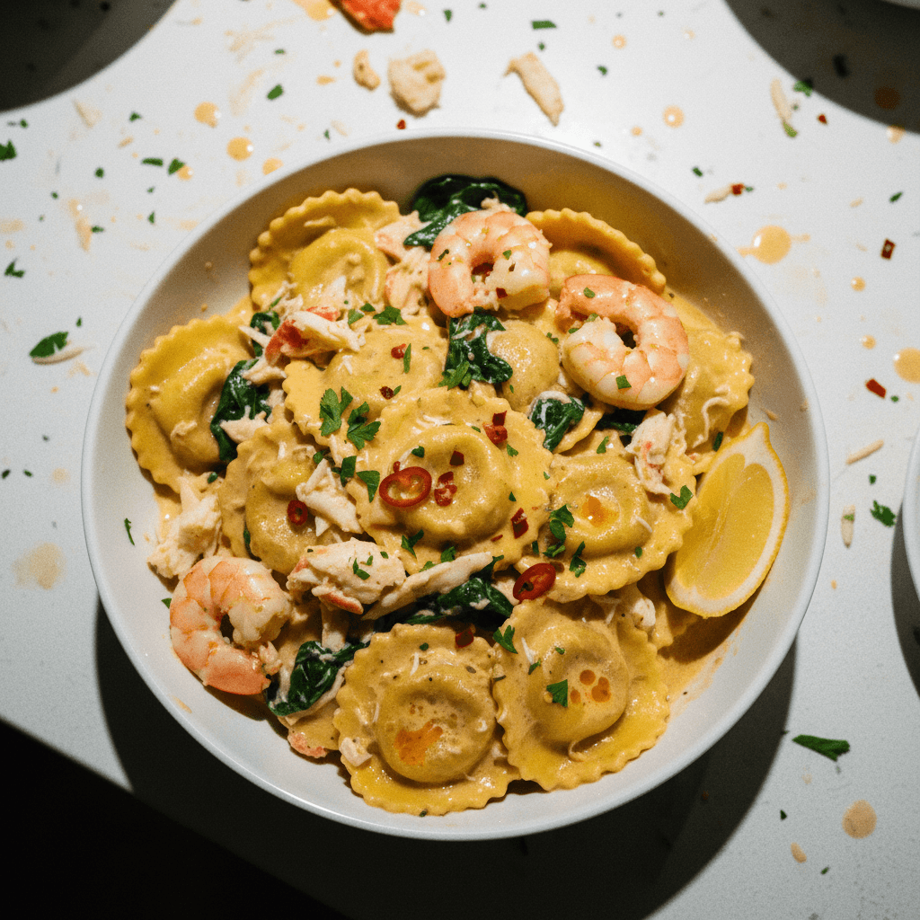 Crab, Shrimp, & Lobster Ravioli