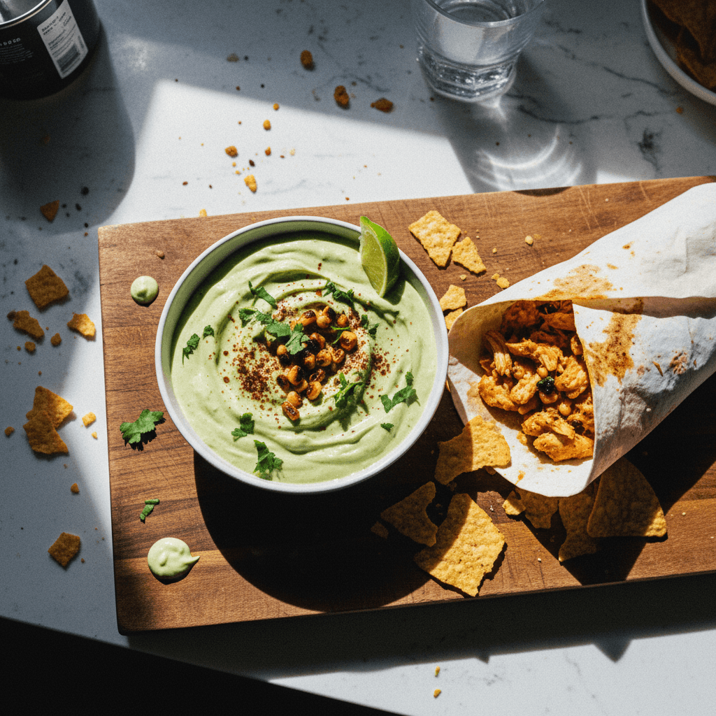 Smoky Chipotle Avocado Crema