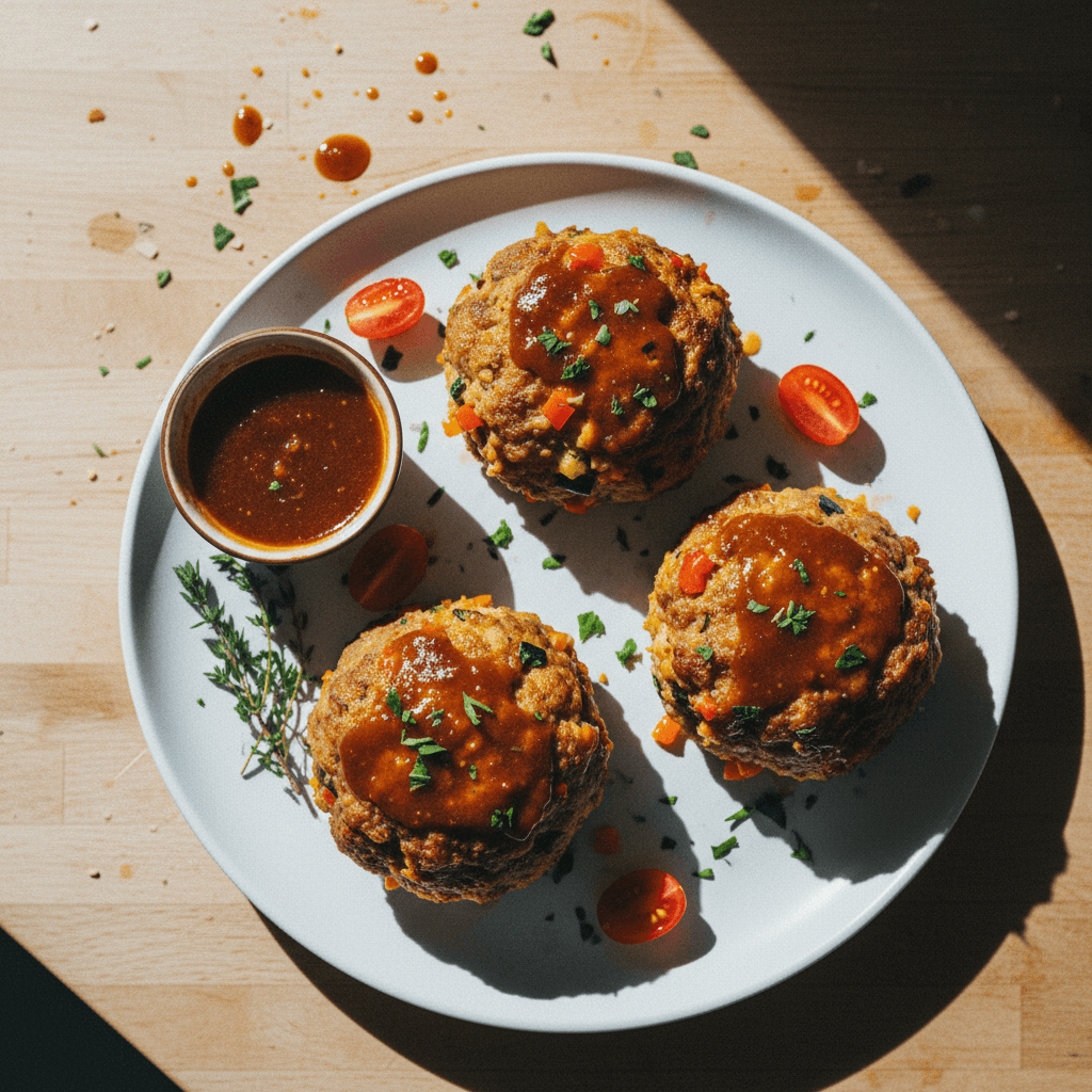 Hidden Veggie Turkey Meatloaves