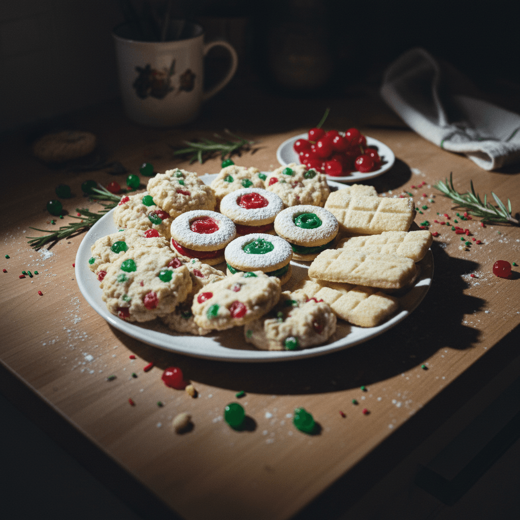 Christmas Shortbread Cookies (Three Ways)