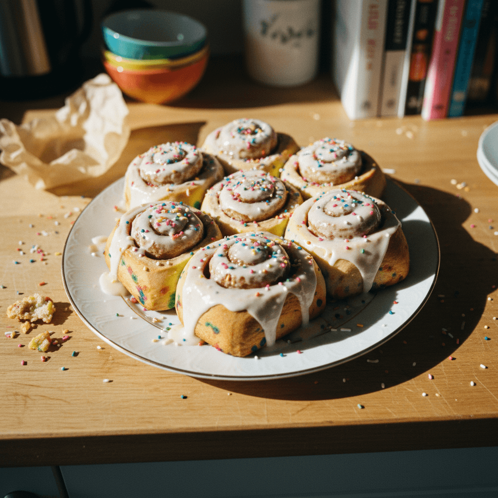 Funfetti Cinnamon Rolls