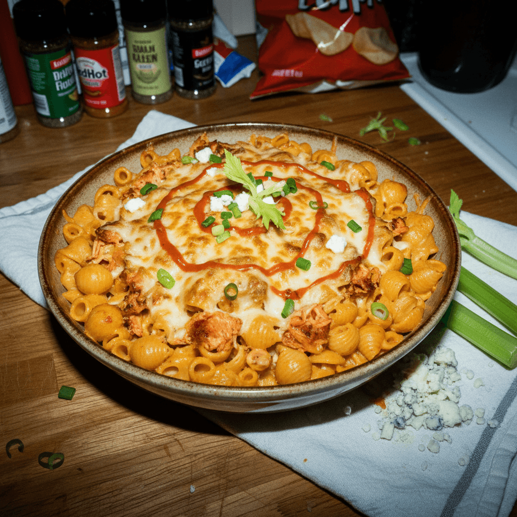 Buffalo Chicken Mac & Cheese